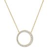 Necklaces Eriness | Asymmetrical Diamond Loop Necklace