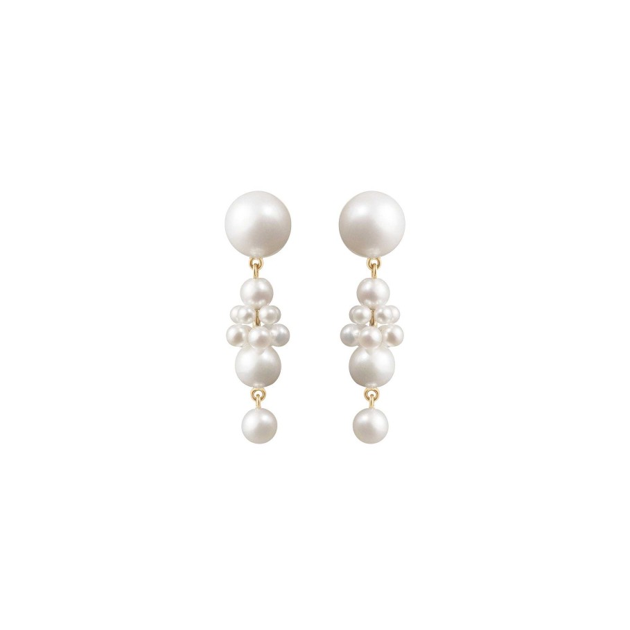 Earrings Sophie Bille Brahe | Petite Tulipe Earrings 14K Yellow Gold