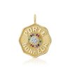 Necklaces Marlo Laz | Large Porte Bonheur Pendant 14K Yellow Gold