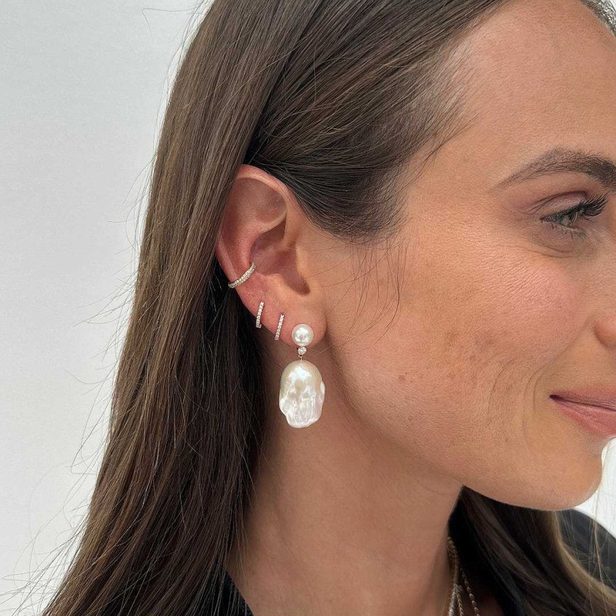 Earrings Sophie Bille Brahe | Venus Diamant Earrings 14K Yellow Gold