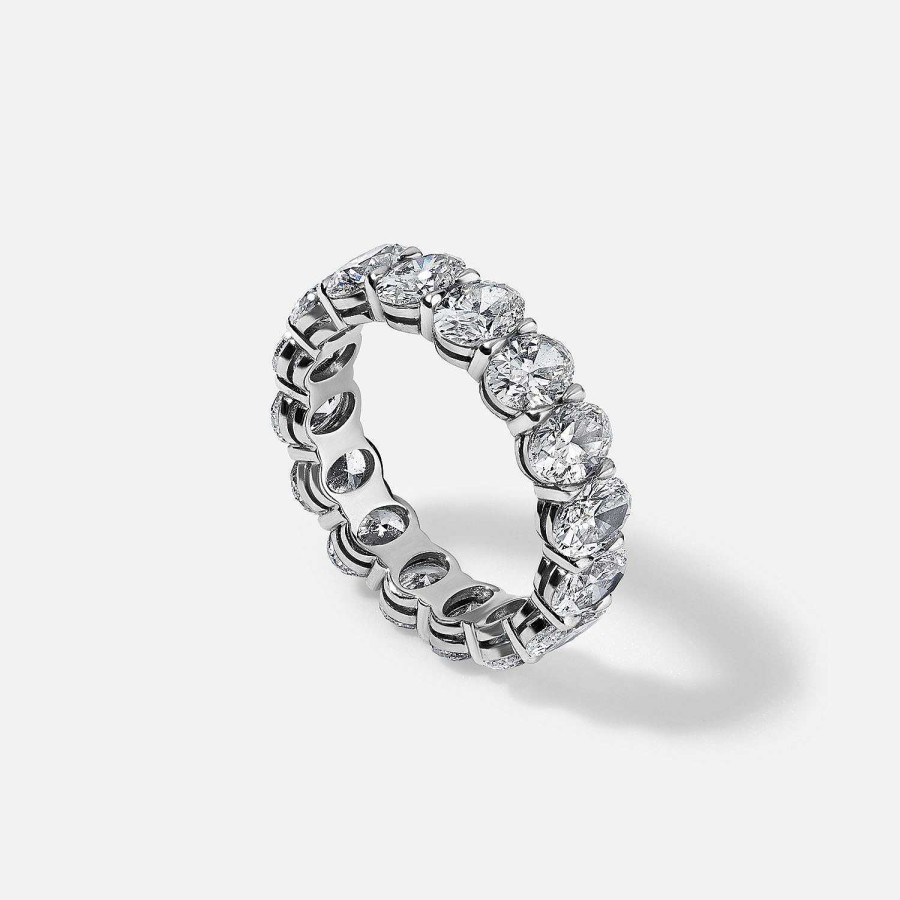 Rings SG Fine | Oval Cut Eternity Band 5.06Ct