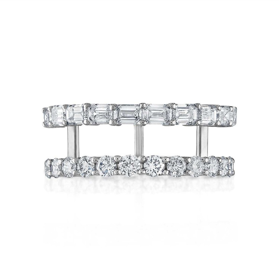 Rings SG Fine | The Undecided® Double Band 14K White Gold