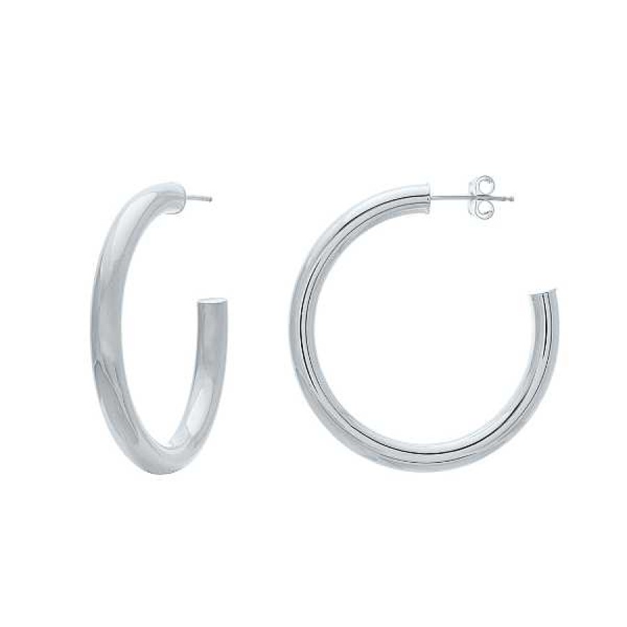 Earrings SG Fine | 35Mm Tube Hoop Earrings