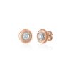 Earrings SG Fine | Mini Diamond Button Stud Earrings