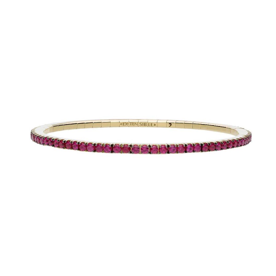 Bracelets Roberto Demeglio | Extensible Ruby Tennis Bracelet