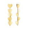 Earrings Cadar | Wings Of Love Large Drop Earrings 18K Yellow Gold