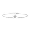 Bracelets SG Fine | Mini Pave Heart Bracelet