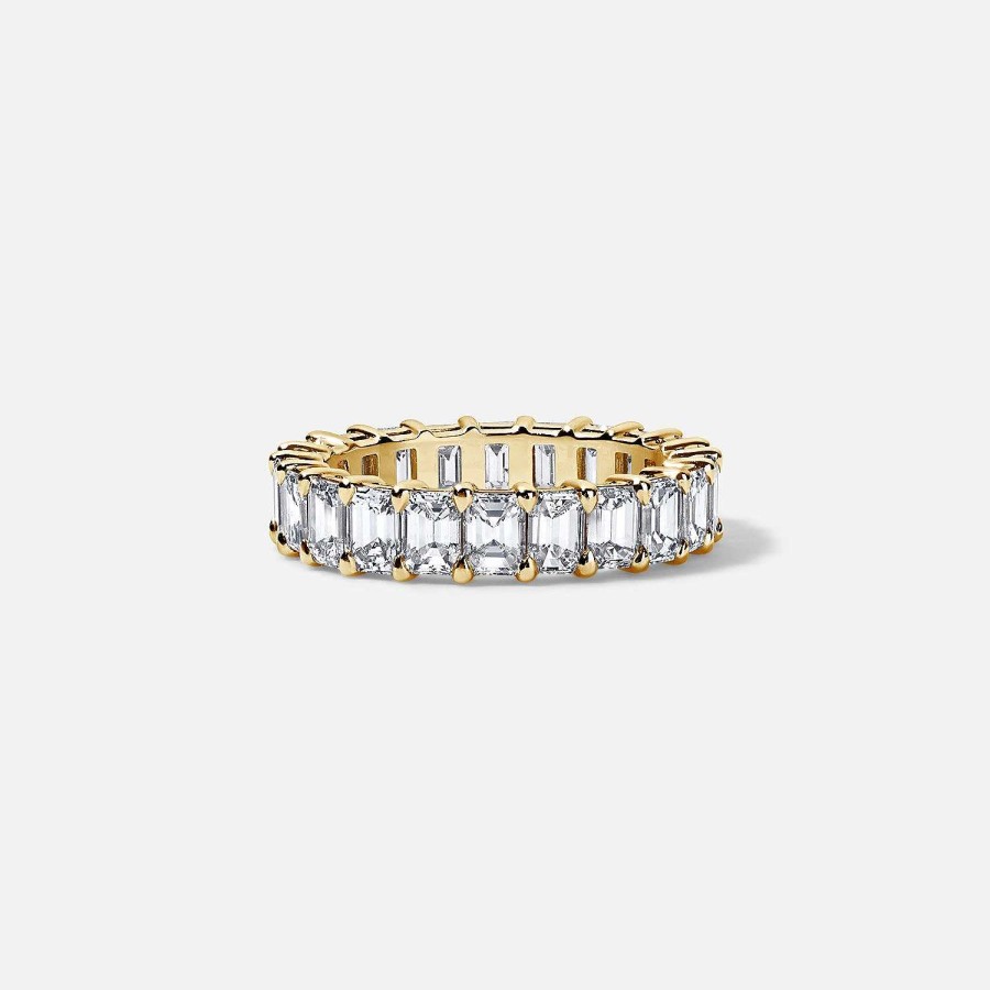 Rings SG Fine | Emerald Cut Eternity Band 4.38Ct