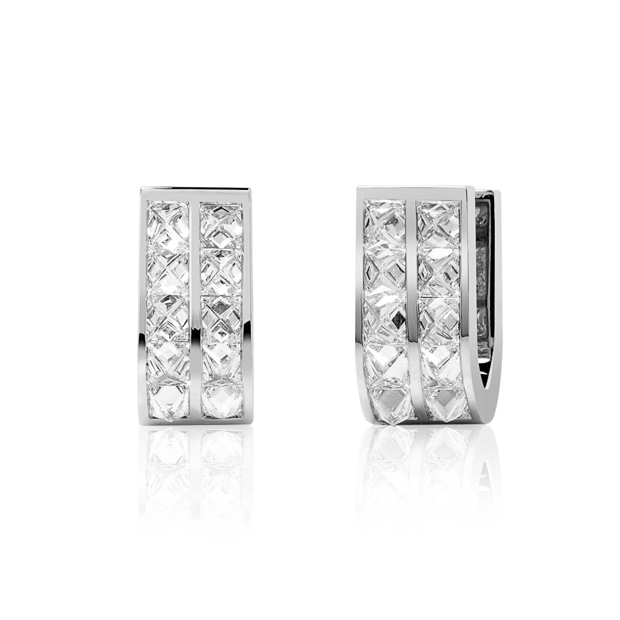 Earrings Savolinna | Spiked Huggie Double Row