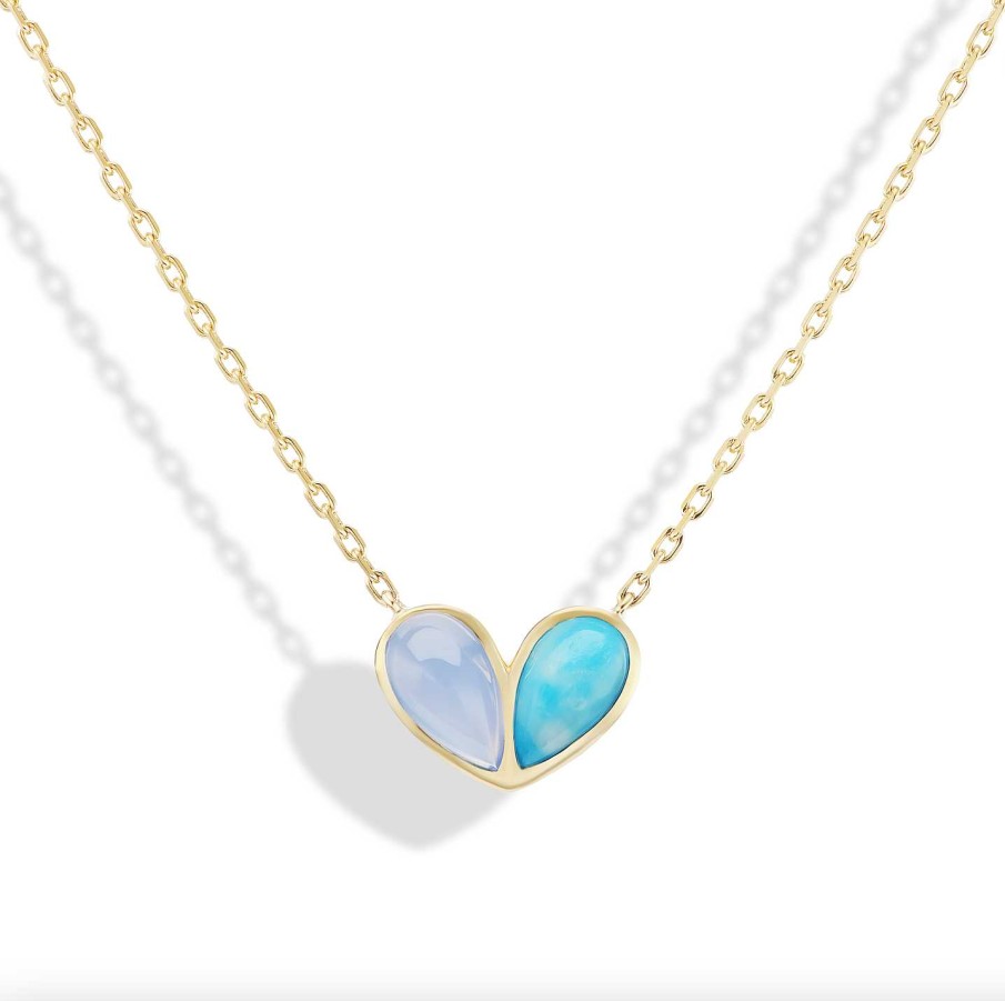 Necklaces Gemella Jewels | Jumbo Sweetheart Necklace 18K Yellow Gold