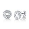 Earrings SG Fine | Round Twist Studs